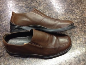 Men’s Sz. 9.5 Cole Haan Nike Air Brown Slip On Loafers Shoes EUC!