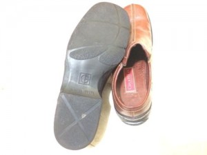 Men’s COLE HAAN Country NIKE AIR cognac Leather Loafers Sz 12m
