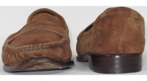 VTG Cole Haan Suede Penny Loafers Shoes Sz. 8.5 M