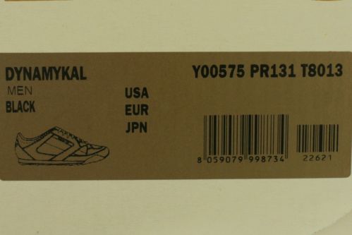 Diesel Dynamykal Y00575-PR131-T8013 Black Leather Casual Fashion Shoes 10 Men