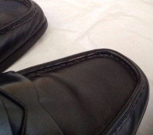NWOB COLE HAAN MENS BLACK LEATHER LOAFER MADE IN ITALY SIZE 9B