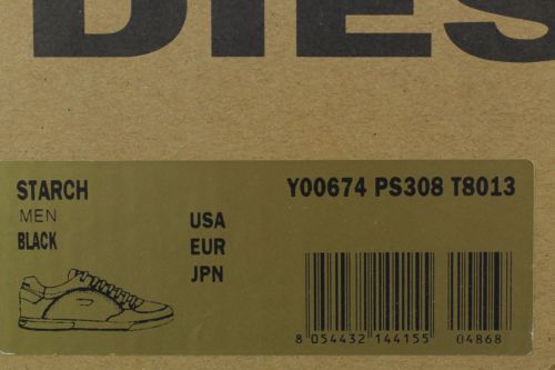 Diesel Starch Y00674-PS308-T8013 Sleek Stylish Low Profile Casual Shoes 11 Men