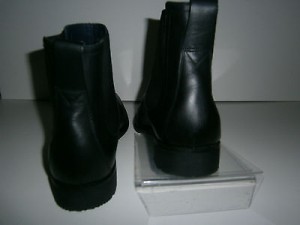 COLE HAAN Air Stanton Chelsea C10938  Black Leather Dress Ankle BOOTS  9 1/2 M