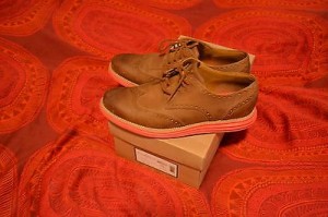 cole haan lunargrand size 10 almond red