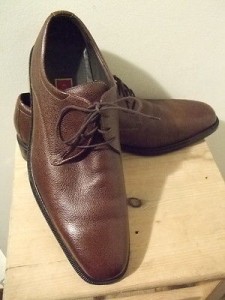 MEN’S COLE HAAN BROWN LEATHER LACE SHOES SIZE 13M