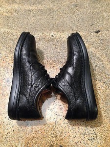 Clarks Mobile Active Air Black Leather Oxford Shoes Men’s Size 11W Style #32145