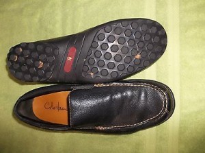 Men’s Cole Haan Slip On Black Leather Loafers US Size 13 M
