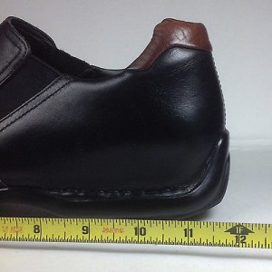 Cole Haan Slip on US 11M Leather upper Black Mens Shoes