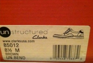 Clarks Men’s sz 8.5 NIB Brown leather