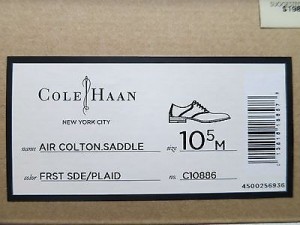 Cole Haan Air Colton Saddles Men’s 10.5 M  NIB