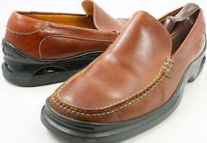 Cole Haan Nike Air Men Casual Dress Shoe Sz 10.5 M Brown Leather Comfort Loafer
