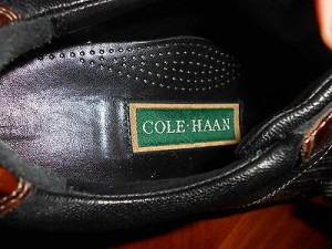 Mens COLE HAAN Dress Oxford Sneakers Shoes Brown Black Size 8 1/2M EUC