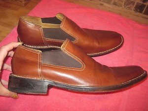 Men’s Brown Leather Slip On Casual Shoes by Cole Haan Size 14 W