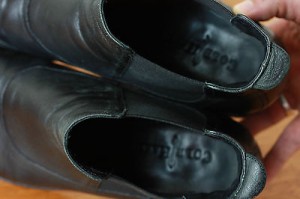 Cole Haan Air Kilgore Black Leather Chelsea Pull-on Boots Size 9.5