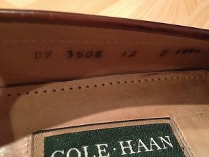 Cole Haan Brown Leather Tassel Casual Dress Shoe-Sz 12D