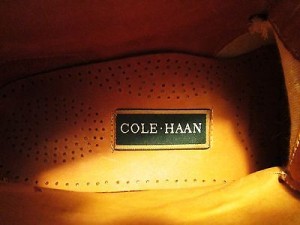 New Men’s Cole Haan Brown Leather Lace-Up Boots/Sz 11M