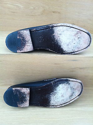 Cole Haan Black Brown Pinch Tassel Loafers Brown Leather Size 10 D Men’s