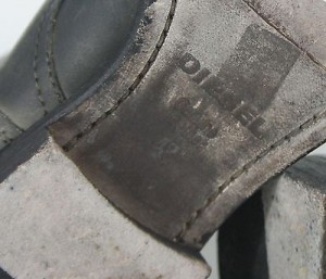 Diesel Leather Norman Boot in Black Olive 9.5 D $195