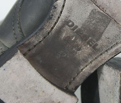 Diesel Leather Norman Boot in Black Olive 9.5 D $195