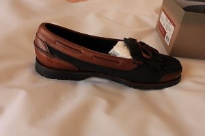 Cole Haan Stadium Shawl Black Leather Fringe Tassel Loafer Shoe NEW Size 9