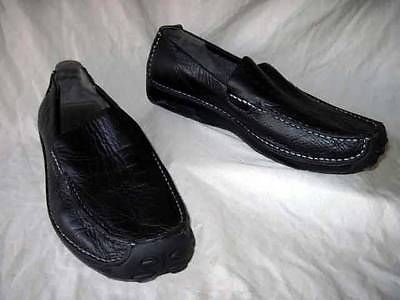 COLE HAAN Nike Air mens new black leather driving loafers shoes size 11.5