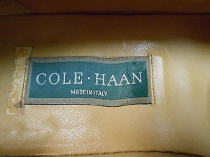 COLE HAAN GENUINE CROCODILE BROWN LOAFERS SHOES MENS 11.5 M