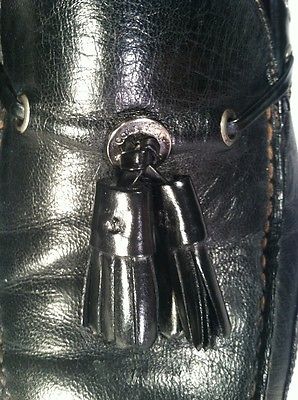 COLE HAAN Leather Tassel Loafer Black, Size 9.5M Men