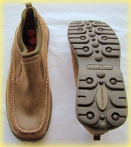 COLE HAAN AIR TAHOE MEN SLIP-ON SHOES SIZE 8 BROWN