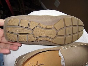 NWOB Mens COLE HAAN NIKE AIR Loafers Slip On Shoes Size 8 M Tan Suede C06027