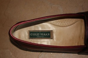 Cole Haan Men’s Burgundy Comfortable Casual Dress Slip On Loafers Size 12