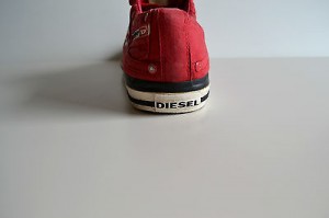 Men’s Diesel ‘Magnete Exposure Low’ Retro Red Fashion Sneakers, Size 12 M