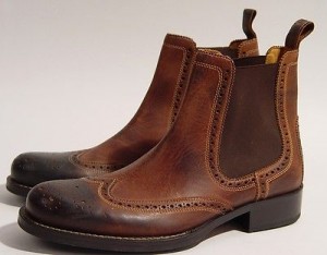 New Cole Haan Men’s size 8.5 Brown Leather Boots Shoes