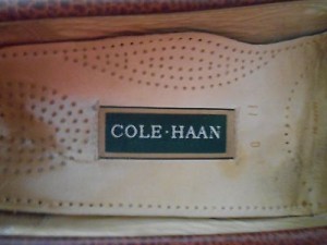 Vintage COLE HAAN Green Label ~ Black wBrown Buckle Kilty Loafers ~ Men’s Sz 11D