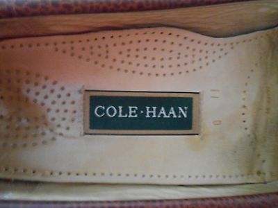 Vintage COLE HAAN Green Label ~ Black wBrown Buckle Kilty Loafers ~ Men’s Sz 11D