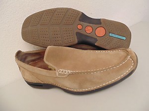 COLE HAAN NIKE AIR MEN’S SLIP-ON LOAFER SHOES SANDSTONE SUEDE C04501 SIZE:10.5M