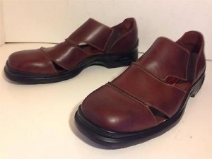 COLE HAAN NIKE AIR MEN’S BROWN SANDAL LOAFER SHOES 11 M