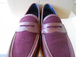 Cole Haan Men’s Air Monroe Penny Loafer Cordovan/Wool Size 10.5 (NIB)