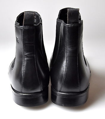 $495 NIB Hugo Boss Black Dikert Dress Ankle Boots 11.5