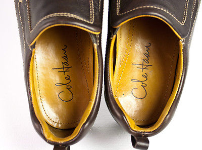 Cole Haan Nike Air Men’s Shoes Slip On Loafers Sz 7 M Leather Dark Brown