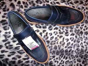 NWOB $318 COLE HAAN NAVY SUEDE ‘HAWKINS’ LOAFERS w/”DAINITE” UK MADE SOLE 10 1/2