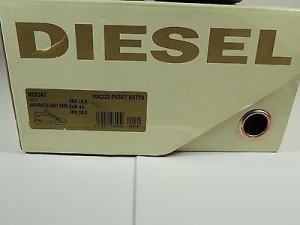 Diesel Midday Designer Sneaker gray lightly used with box