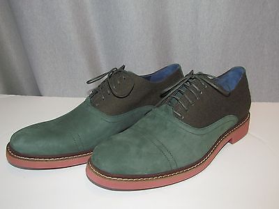 NEW! COLE HAAN NIKE-AIR HARRISON CAP TOE NUBUCK & WOOL OXFORD SZ 13 MSRP $188
