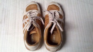 Men’s DIESEL Brown / Tan Leather REMY Casual Shoes Fashion Sneakers Size 7