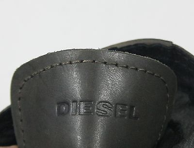 Diesel Leather Norman Boot in Black Olive 9.5 D $195