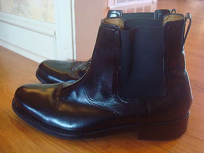 COLE HAAN Mens Boot Size 12 M Waterproof BLACK Leather