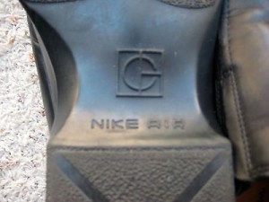 Men’s Cole Haan Nike Air Shoes G Series Black Leather Slip On Loafers 9 M