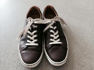 Cole Haan Nike Air Brown Leather Lace Up Sneakers – 9