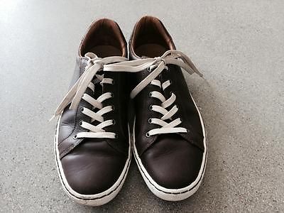 Cole Haan Nike Air Brown Leather Lace Up Sneakers – 9