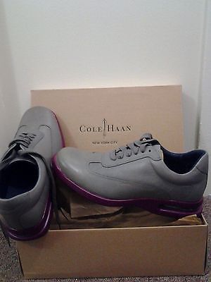 Gray and Purple Size 9 1/2 Mens Cole Haan Air Conner Nike Air /Acg/RockPort