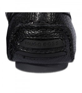 Hugo Boss Leather Loafer ‘Drep US’ BLACK. Size 8.
